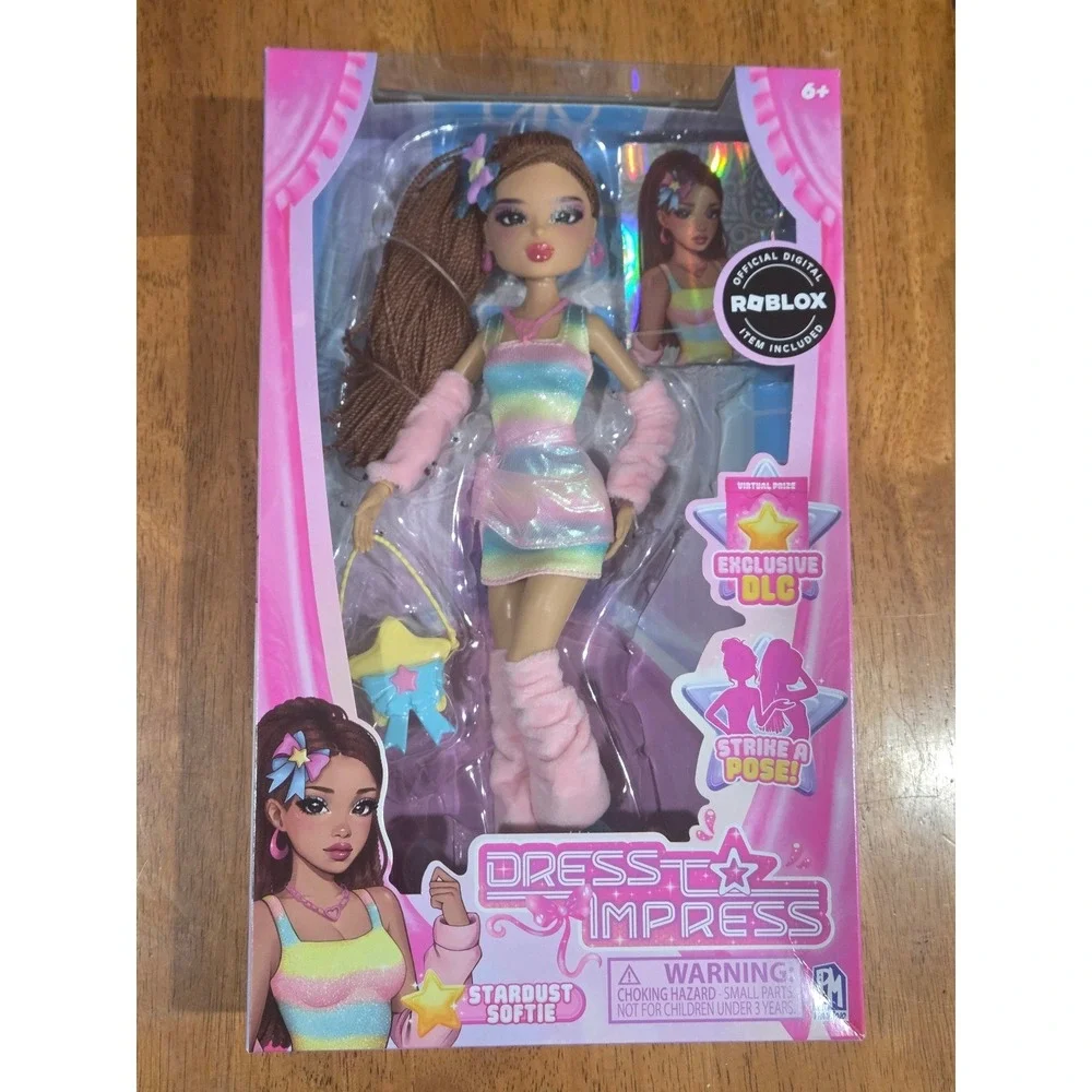 Dress To Impress Stardust Softie Fashion Doll w/ Exclusive Roblox DLC | 6+‎ NEW